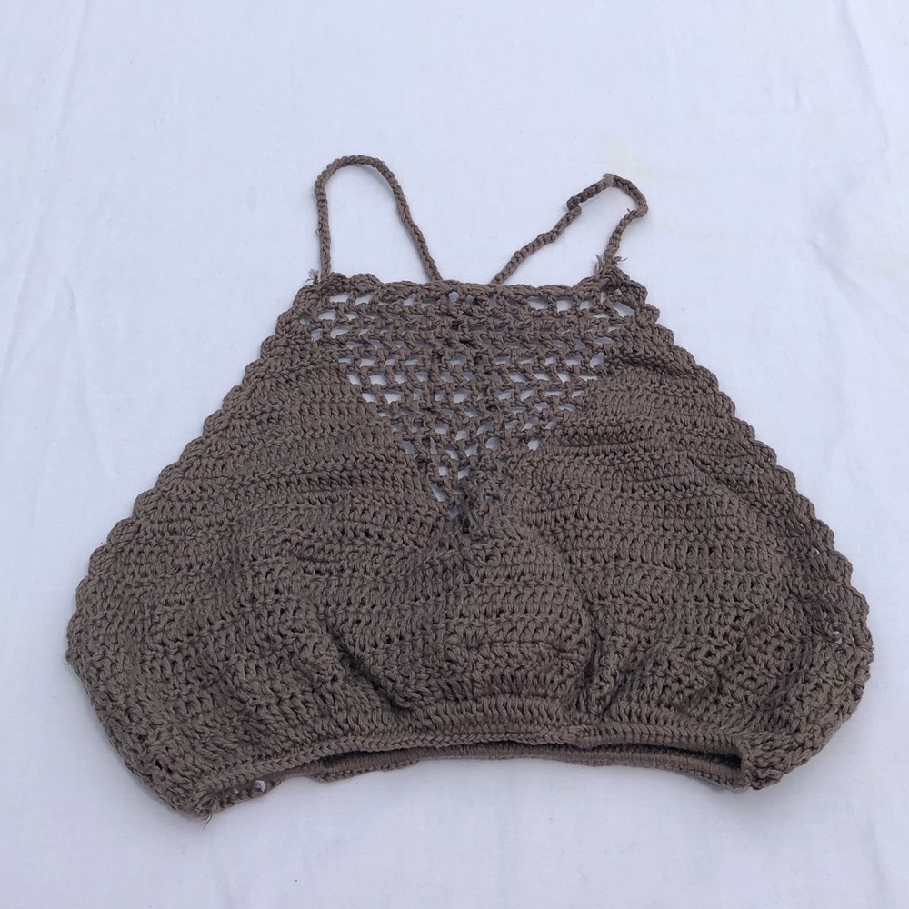 Crotchet Halter Bralette Top